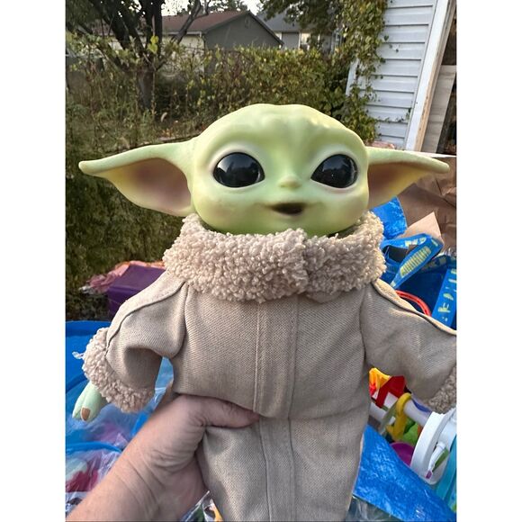 Star Wars Mandalorian GROGU 11 inch plush figure life size realistic retro - Picture 2 of 3